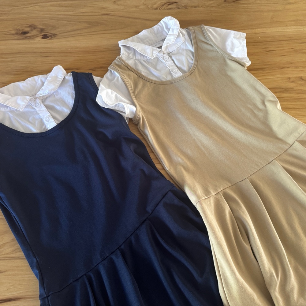 2 Children’s Place uniform dresses - size 10